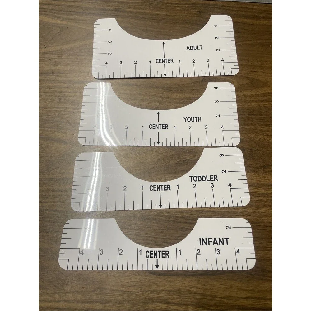 Tshirt Ruler Guide Alignment Tool T-shirt Center Design Heat Press Vinyl Measure